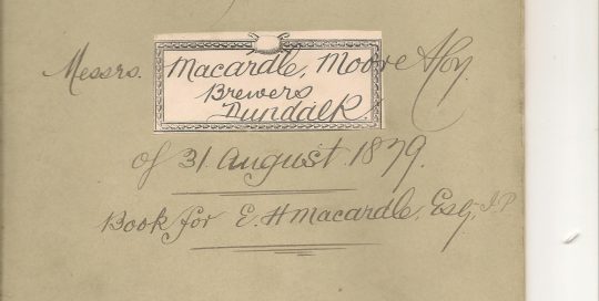 Macardle Moore - Accounts - Aug - 1879