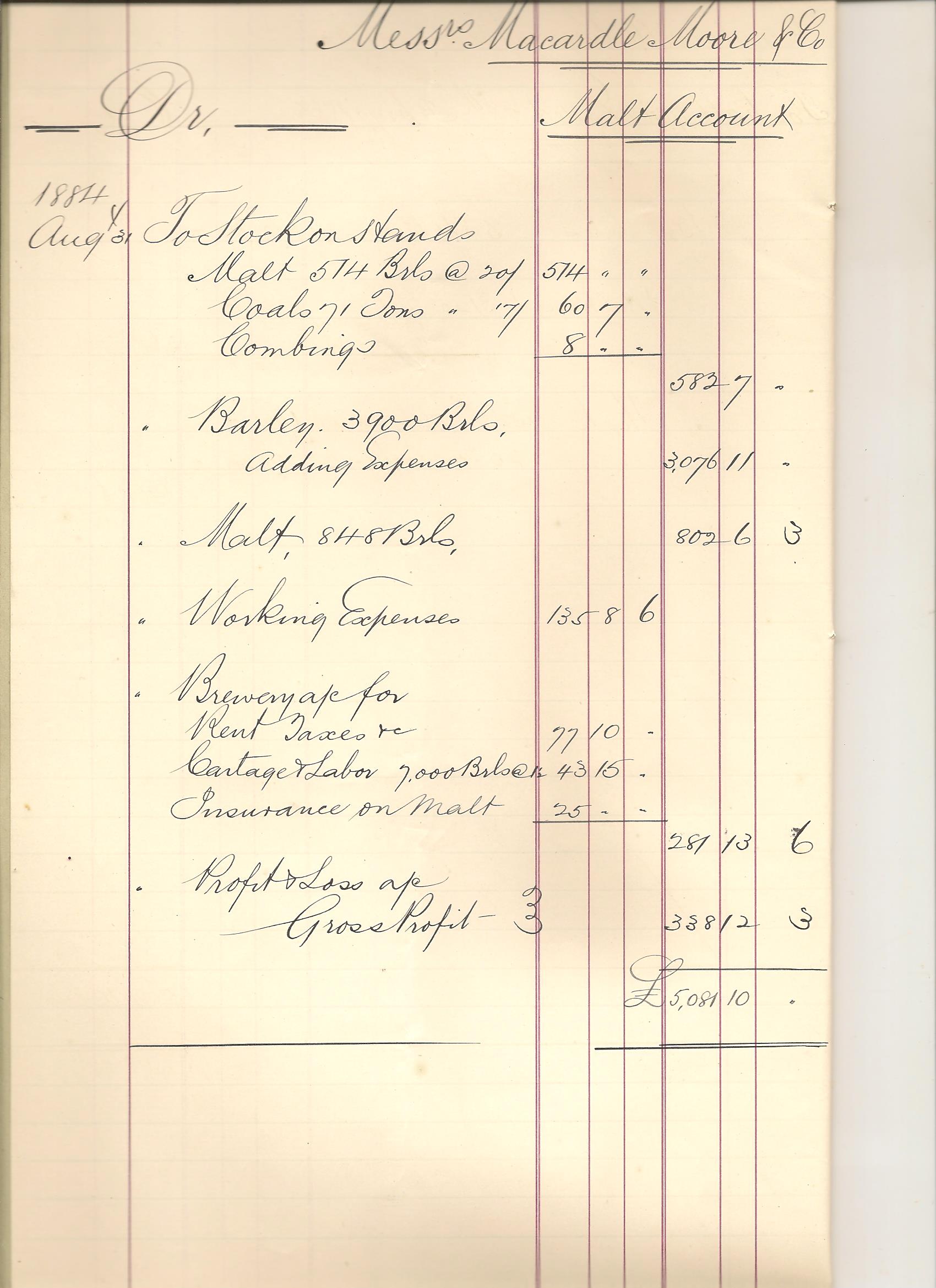 Macardle-Moore-Audit-29th-Feb-1885